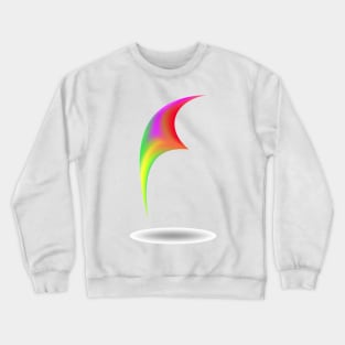 Letter F rainbow style Crewneck Sweatshirt